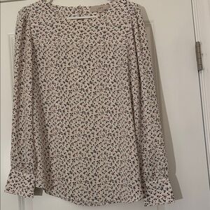 LOFT Multicolor Patterned Blouse